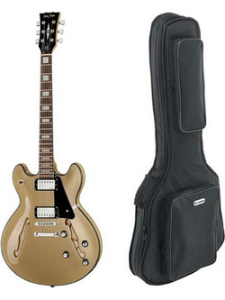 Harley Benton HB-35Plus Shoreline Gold w/Bag