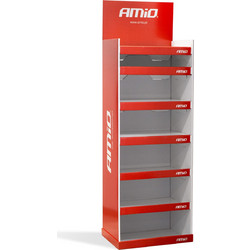 AMIO 02995/AM Σταντ Χαρτονένιο Εκθέτης 5 Ραφιών 60x152x40cm για Οργάνωση & Επαγγελματική Προβολή Προϊόντων - 1 Τεμ