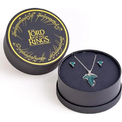 The Lord of the Rings - Leaf of Lorien Earrings and Necklace Gift Set