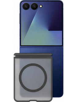 Blueo - Φιλικό προς το δέρμα, αντιθαμβωτικό MagSafe με αντιπτώσεις - Samsung Galaxy Z Flip8 - Μαύρο