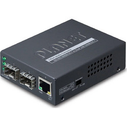 Planet Media Converter 10/100/1000Base-T to Dual 1000Base-X SFP