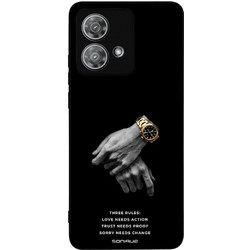 Sonique Men's Edition Θήκη με Σχέδιο «Three Rules» (Motorola Edge 40 Neo 5G)