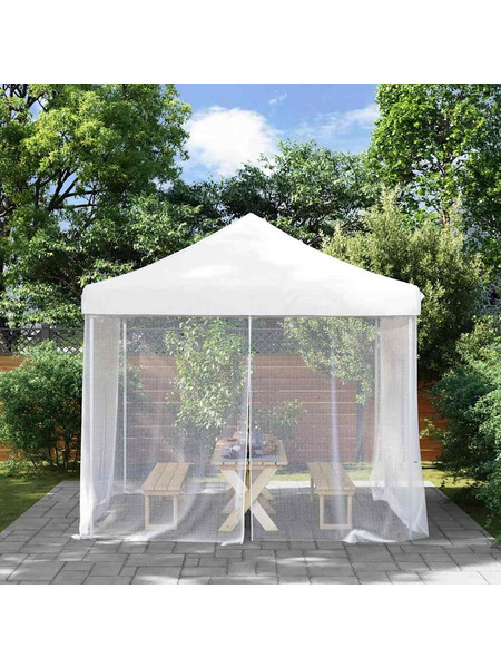 vidaXL Σήτα Κουνουπιών Εξωτερικού Χώρου 220 Mesh 300x300x200 εκ. - λευκό, 3 x 3 x 2 m