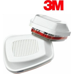 3M(TM) 6096 Φίλτρα Προστασίας από Σωματίδια, Οργανικά Αέρια & Υδράργυρο A1E1HgP3 (Ζεύγος)