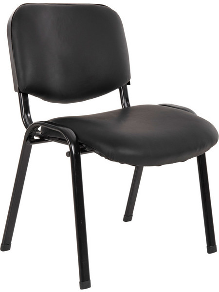 ΚΑΡΕΚΛΑ JANISHA HM1010.01 ΜΕ ΔΕΡΜΑΤΙΝΗ PU ΜΑΥΡΟ 53,5x59x77 εκ