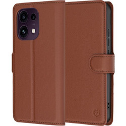 Techsuit Leather Folio Brown (Oppo Reno16 F / Reno16 Fs)