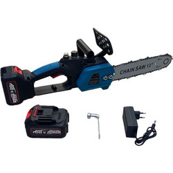 Αλυσοπρίονο Μπαταρίας 68V Brushless 12" Bisutime - Επαναφορτιζόμενο με 2 Μπαταρίες