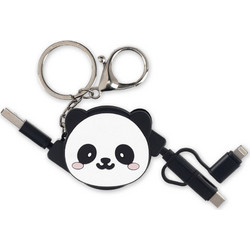 LEGAMI 3 σε 1 Αναδιπλούμενο καλώδιο φόρτισης Charge 'N Roll - Panda