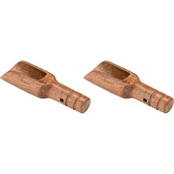 Σέσουλα Estia Allure Ξύλινη για Μπαχαρικά 7.8cm 2τμχ 01-34610