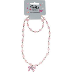 Tinka Beauty - Necklace with Bracelet - Unicorn - Pink (8-433216A)