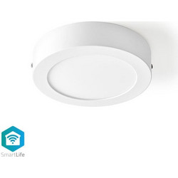 Nedis 233-1576 Στρογγυλό Εξωτερικό LED Panel 12W με Φυσικό Λευκό Φως 4000K 17εκ
