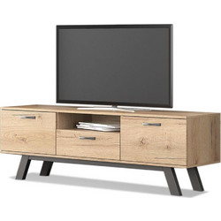 Savvidis Έπιπλο Τηλεόρασης Ξύλινο Μπεζ Μ150xΠ44.5xΥ52cm N30 Μελί