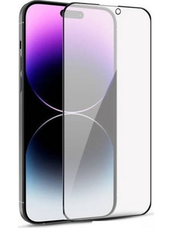 Matte FULL Tempered Glass / Τζαμάκι Προστασίας για iPhone 13 / 13 Pro / 14 / 16e / 17e - Διάφανο Ματ