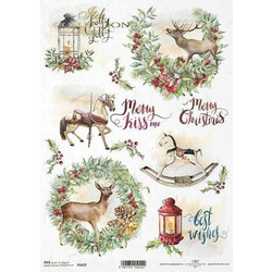 Ριζόχαρτο Christmas 21x29.7εκ. (ITD-R1637)