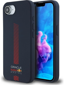 Red Bull Case Silicone w/ Powerbar Magsafe For Iphone 16e Navy Blue - (RBHMPSE424SIVGSV)