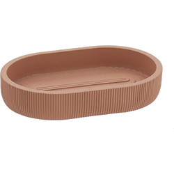 Σαπουνοθήκη κεραμυδί polyresin 13x9cm