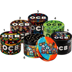 OCB Grinder Τρίφτης Bunt 43mm - 4 Parts Διάφορα Σχέδια