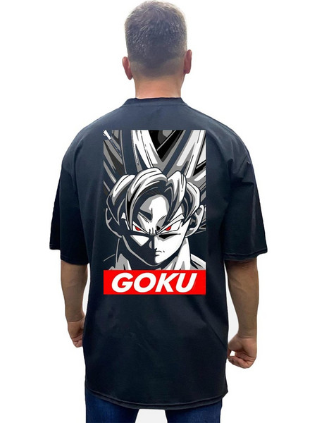 Bigbong Dragon Ball Goku Oversize T-shirt Black 103-74-BLK