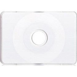 CD-R BUSINESSCARD 1PCS 60MB THERMO WHITE PRINTABLE SURFACE ANGULAR BULK