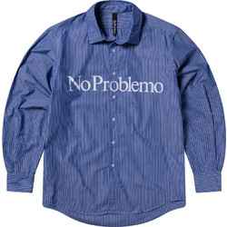 No Problemo No Problemo LS Poplin Shirt Ανδρικό Πουκάμισο Navy