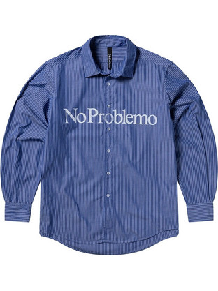 No Problemo No Problemo LS Poplin Shirt Ανδρικό Πουκάμισο Navy