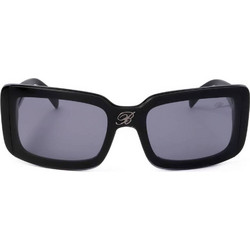Blumarine SBM782 0700 Γυναικεία Γυαλιά Ηλίου Κοκάλινα Μαύρα με Μαύρο Φακό