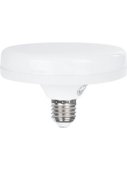 GLOBOSTAR(R) UFO 60071 Λάμπα E27 F120 LED 22W 2068lm 180 AC 220-240V IP20 Θερμό Λευκό 2700K - Lumileds SMD Chip - Λευκό Γαλακτερό - Μ12 x Π12 x Υ7.5cm