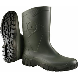 Dunlop Dee Calf Γαλότσες Εργασίας Γονάτου Πράσινες