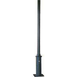 POLE SININ - ΚΟΛΩΝΑ ΧΑΛΥΒΔΙΝΗ ΓΙΑ ΒΑΣΗ 200x200mm ΠΛΑΚΑ ΕΔΡΑΣΗΣ RAL 7016M Φ89x140x4000mm / F891404M