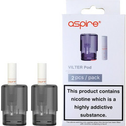Aspire Vilter 0.8ohm 2ml Cartridges 2pcs