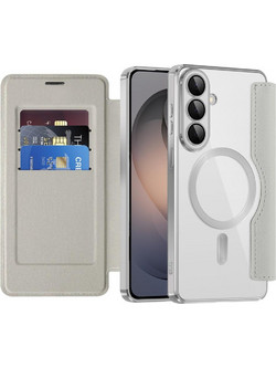 Techsuit SmartMag Book Θήκη Βιβλίο Gray (Samsung Galaxy S26)