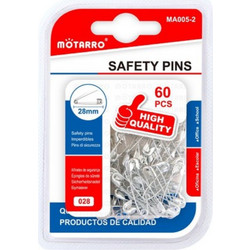 Παραμάνες Ασφαλείας 28mm 60τεμ Motarro MA005-2