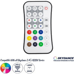 GloboStar 73158 R9 SKYDANCE Ασύρματο Χειριστήριο RF 2.4Ghz 1 Group για όλα τα Πολύχρωμα SKYDANCE Controller DC 3V 1 x CR2032 - IP20 Μ10.7 x Π5.8 x Υ1cm