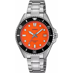 Casio Ανδρικό Ρολόι με Ασημί Μεταλλικό Μπρασελέ MDV-10D-4A1VDF
