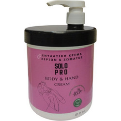 ΕΝΥΔΑΤΙΚΗ ΚΡΕΜΑ ΧΕΡΙΩΝ ΚΑΙ ΣΩΜΑΤΟΣ SOLO PRO 1000ML