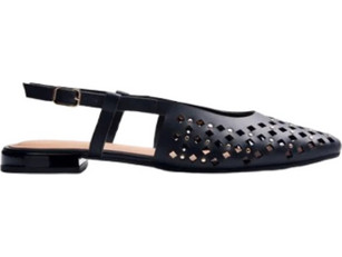 GIOSEPPO CUT-OUT LEATHER SLINGBACK KYAKA ΜΠΑΛΑΡΙΝΕΣ ΣΑΝΔΑΛΙΑ-79014-P-BLACK