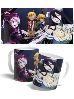 Overlord - Mug Albedo, Aura, Mare & Shalltear (325ml)