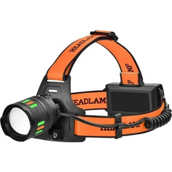 Φακός Κεφαλής LED Επαναφορτιζόμενος με zoom