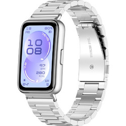 Techsuit Watchband W010 Λουράκι Μεταλλικό Silver (Universal 22mm)