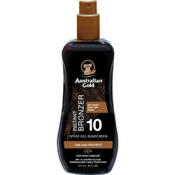 Australian Gold Bronzer Gel Αδιάβροχο Λάδι Μαυρίσματος Σώματος SPF10 237ml