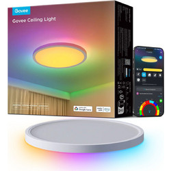 Govee H80A1 12-inch RGBWW + RGBIC Round Smart Ceiling Light - Smart φωτιστικό οροφής