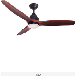 Aca FANKVBR40G Ανεμιστήρας Οροφής 132cm 40W με Φως & Τηλεχειριστήριο Μαύρος