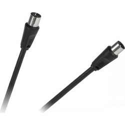 293291 ΚΑΛΩΔΙΟ ΚΕΡΑΙΑΣ TV 1.8M M/F ΜΑΥΡΟ (ΣΕΤ 5 ΤΕΜΑΧΙΩΝ)
