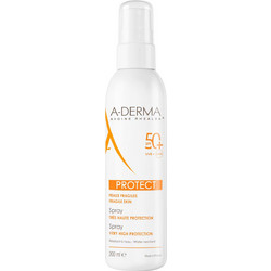 A-Derma Protect Αντηλιακό Spray Σώματος SPF50+ 200ml
