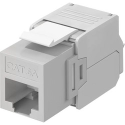 GOOBAY Keystone module RJ45 CAT 6A 90693, UTP, γκρι