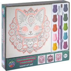 Moxy - Watercolour Painting Kawaii Art Set - Cat
