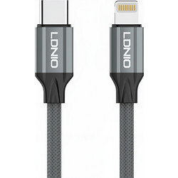 Ldnio LC442I Braided USB-C to Lightning Cable 30W 2m Grey 6933138601440