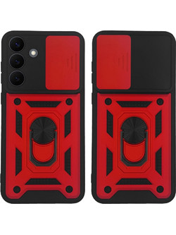 Sonique Ring Armor CamPro Θήκη Red (Samsung Galaxy S26 Plus)