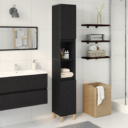 vidaXL Στήλη Μπάνιου Δαπέδου Ξύλινη 862805