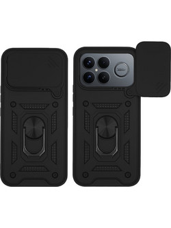Sonique Ring Armor CamPro Θήκη για Xiaomi Poco F8 Ultra 5G Black
